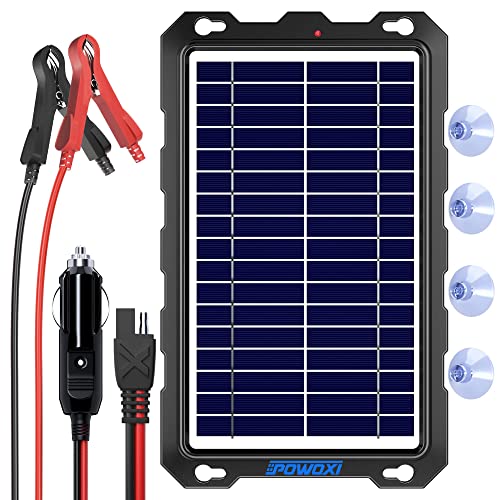 Stay Charged Anywhere: The Ultimate Guide to the POWOXI 7.5W Solar Battery Trickle Charger