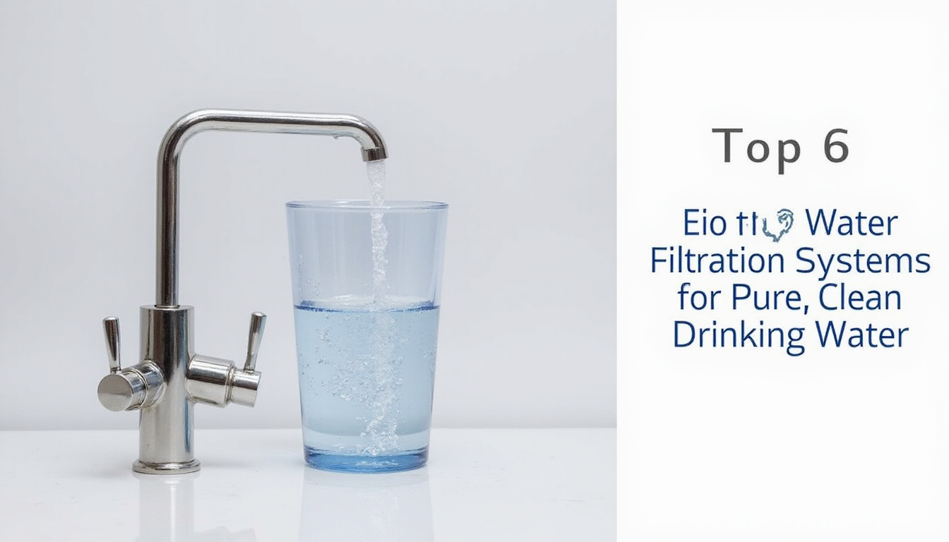 Top 6 Water Filtration Systems for Pure, Clean Drinking Water